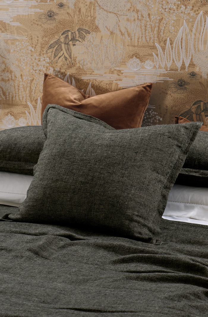 Cela Charcoal Bedspread
