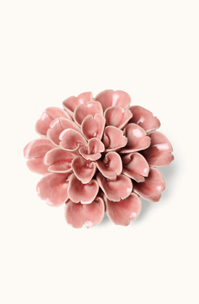 Ceramic Flower - Champagne Pink Hydrangea