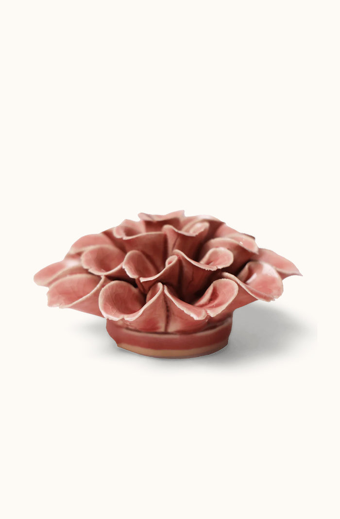 Ceramic Flower - Champagne Pink Hydrangea