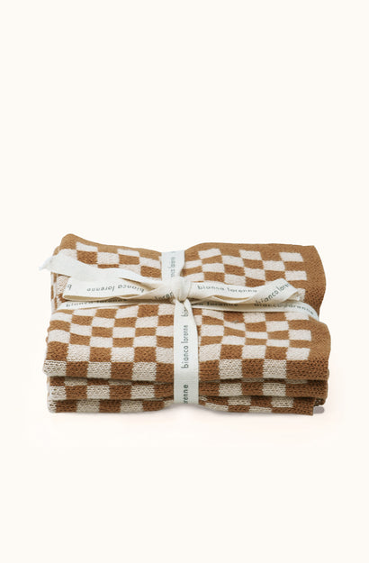 Chekka Clay Washcloths - Set of Three