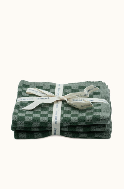 Chekka Sage Washcloths - Set of Three