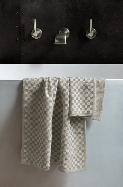 Chekka Taupe Hand Towel