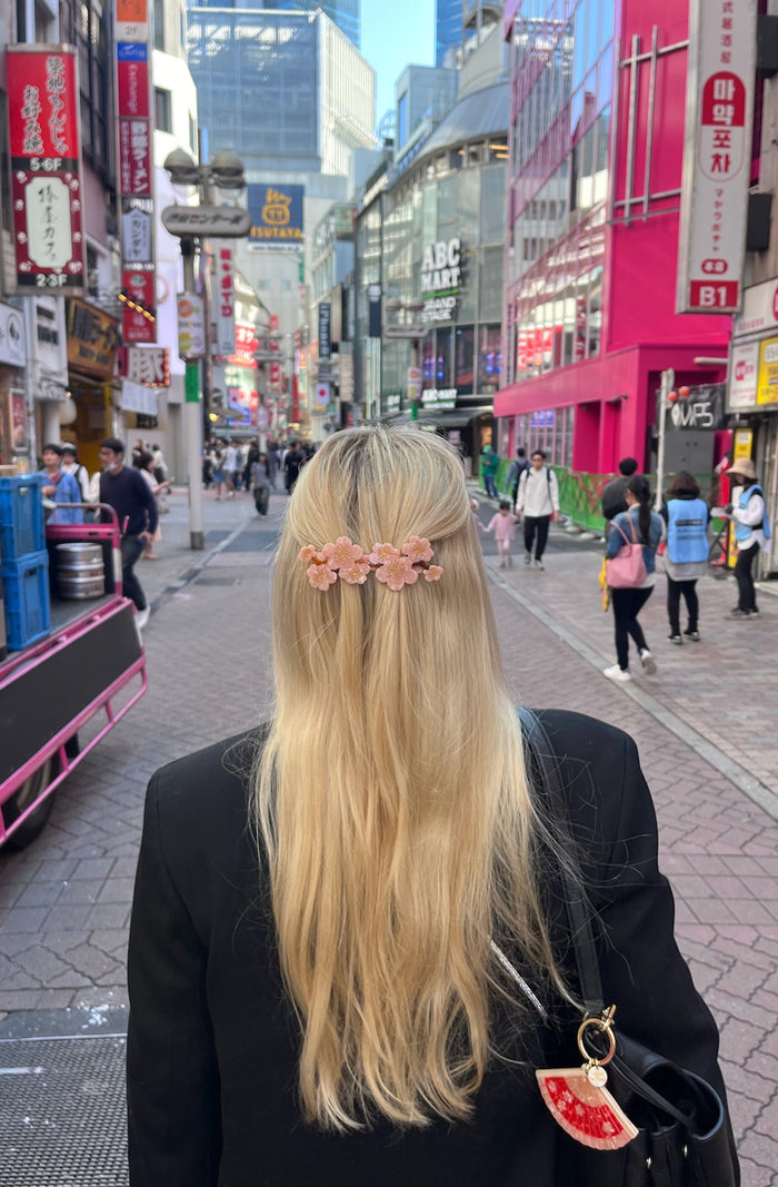 Barrette Clip - Cherry Blossom