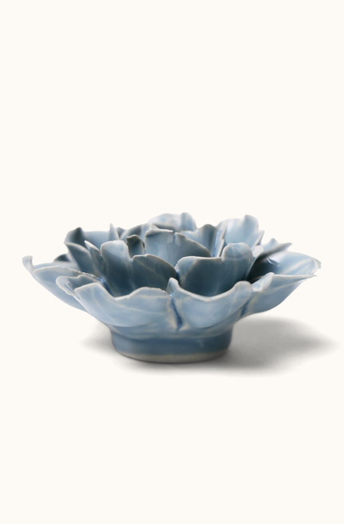 Ceramic Flower - Pastel Blue Rose