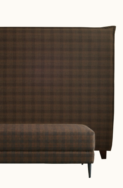 Orlare Cinderwood Plaid Headboard