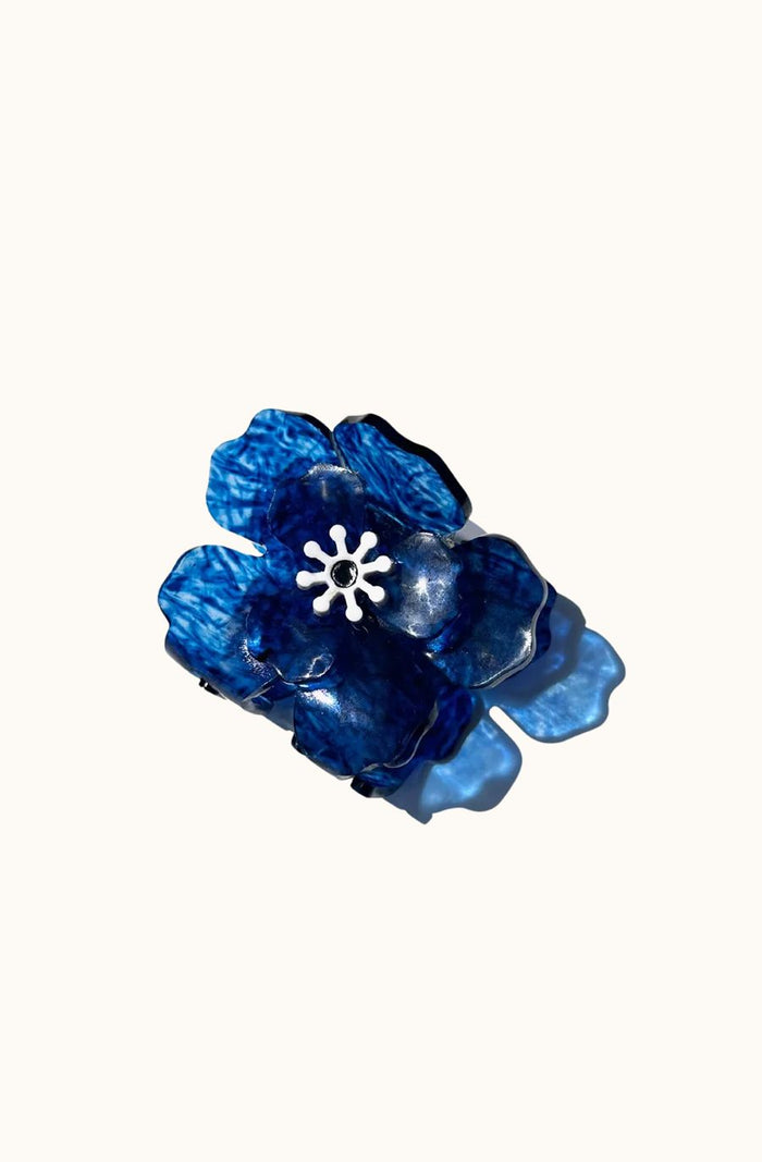Claw Clip - Origami Anemone Flower