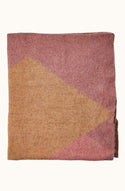 Geometric Pink Mohair Throw
