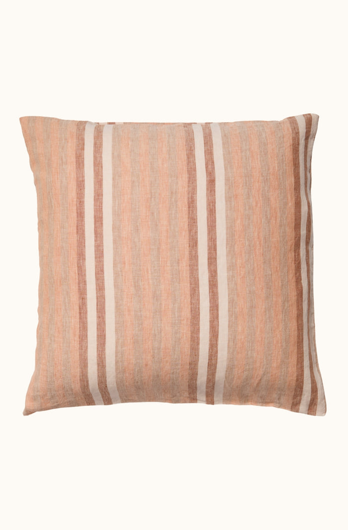 Hazelnut Stripe Eurocase - Set of 2