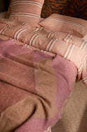 Hazelnut Stripe King Duvet Cover