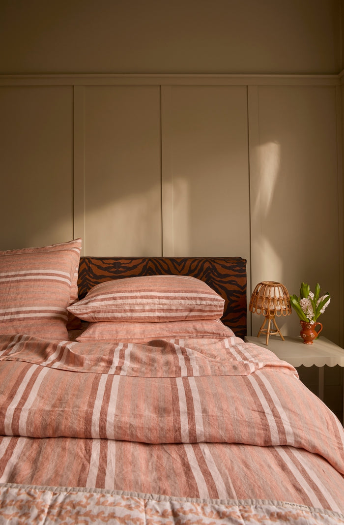 Hazelnut Stripe Pillowcase - Set of 2