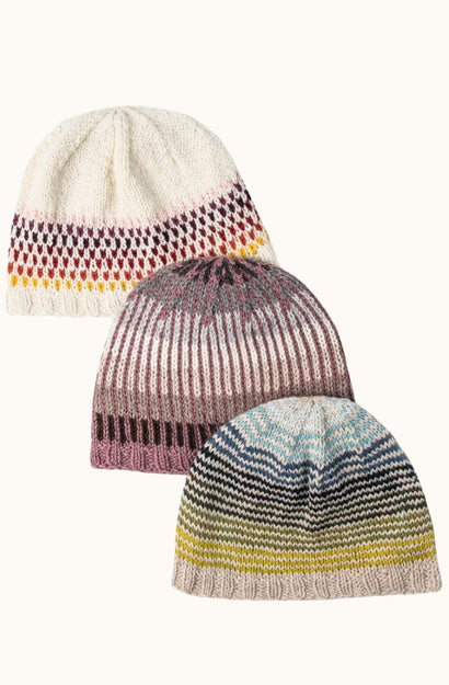 Corning Gradient Trio Hat Pattern