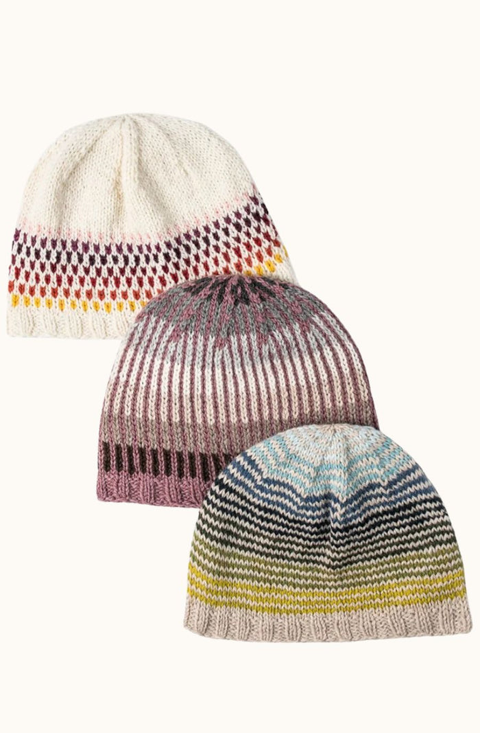 Corning Gradient Trio Hat Pattern