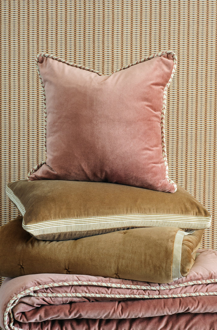 Treccia Deep Rose Cushion
