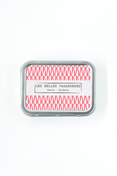 Silk Scarf - Dahlia Bordeaux - Bandeau