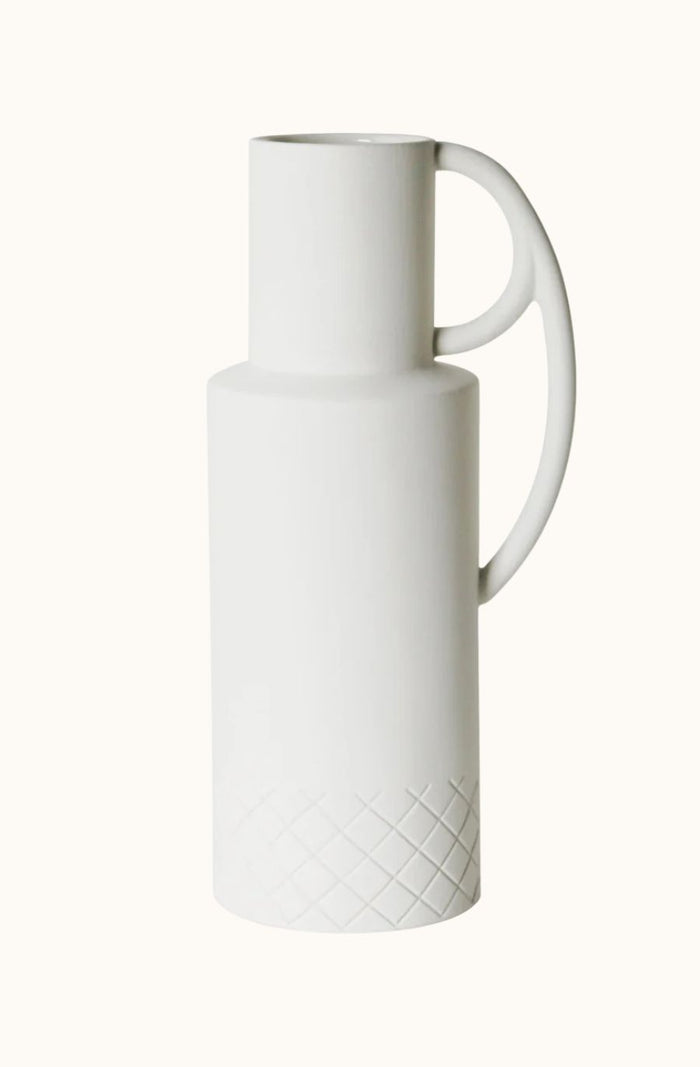 Double Handle Jug White