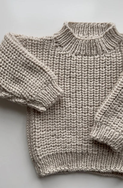 Easy Fisherman's Rib Jumper Pattern