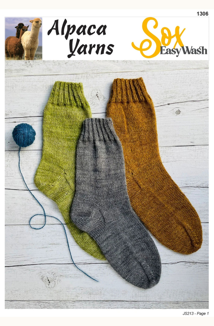 Easy Wash Sock Pattern