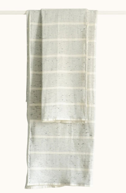 Estiva Hand Towel - Ivory/Grey