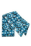 Silk Scarf - Fragment Blue - Bandeau