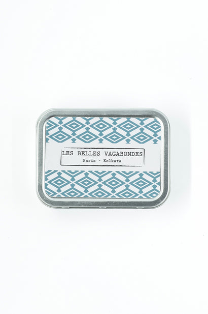 Silk Scarf - Fragment Blue - Bandeau