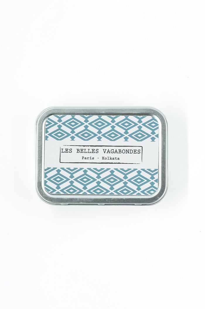 Silk Scarf - Fragment Blue - Bandeau