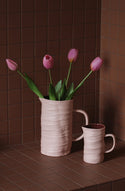 Gather Jug Pink Clay/Merlot - Large