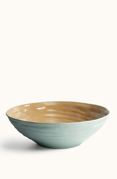 Gather Bowl Seafoam/Ochre - Large