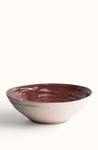 Gather Bowl Pink Clay/Merlot - Large