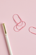 Grande Paper Clips - Peony