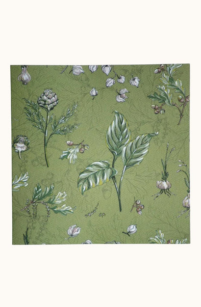 Greeting Card - Botaniska Green