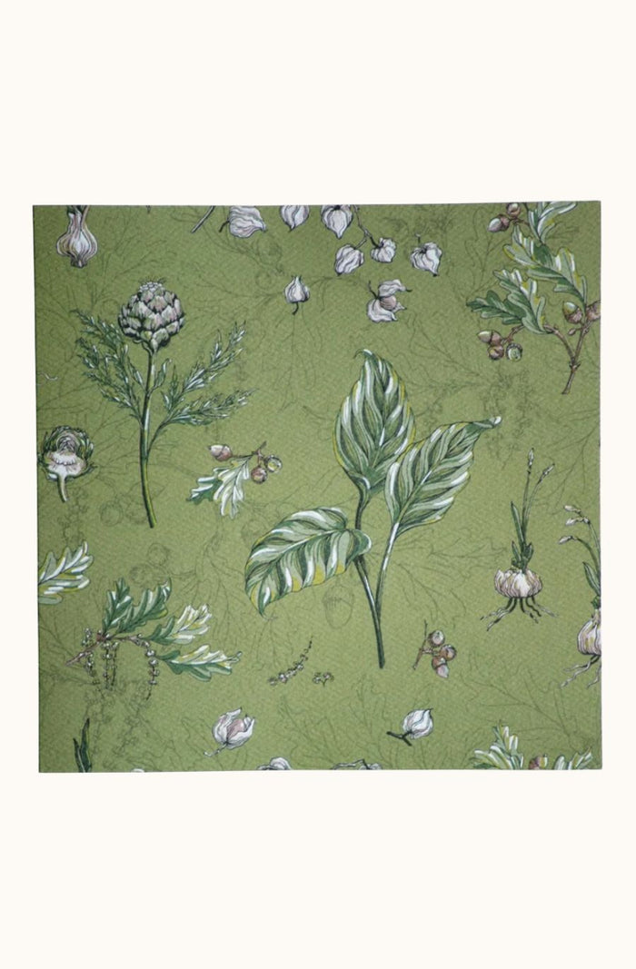 Greeting Card - Botaniska Green