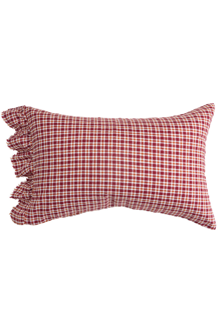Grevillea Check Ruffle Pillowcase - Set of 2