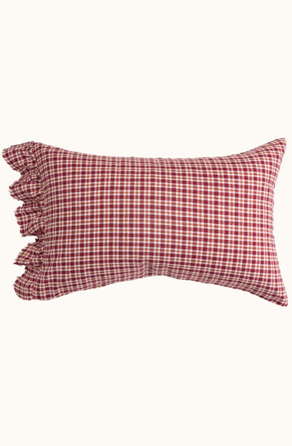 Grevillea Check Ruffle Pillowcase - Set of 2