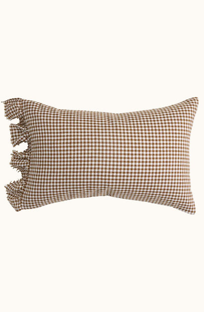 Gumnut Gingham Ruffle Pillowcase - Set of 2