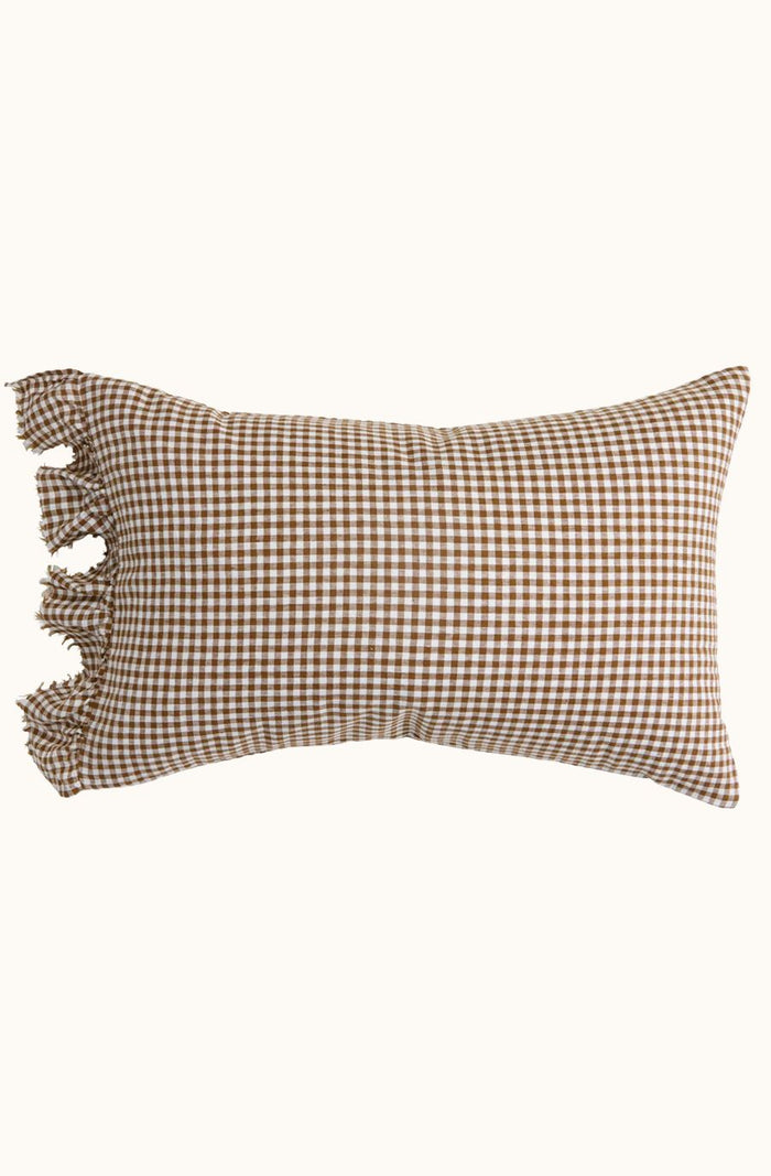 Gumnut Gingham Ruffle Pillowcase - Set of 2