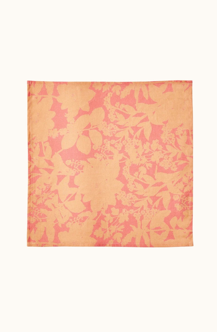 Herbs Pink Peach Napkin Set