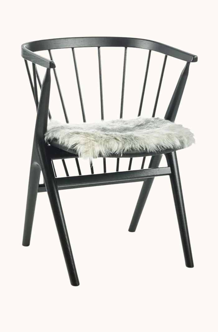 Icelandic Short Wool Seat Cover - Natural Grey