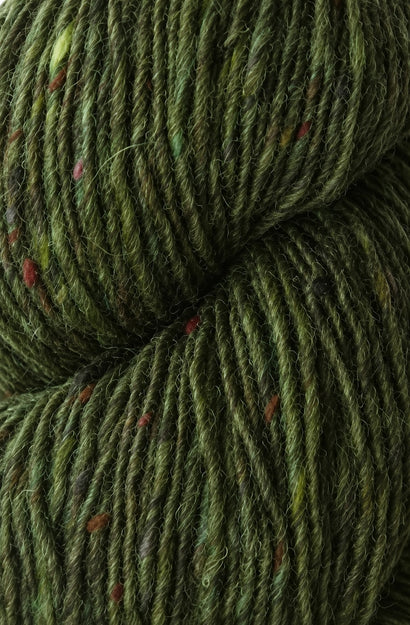 Isager Tweed Bottle Green
