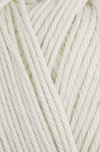 Isager Sock Yarn Natural White 0 50g