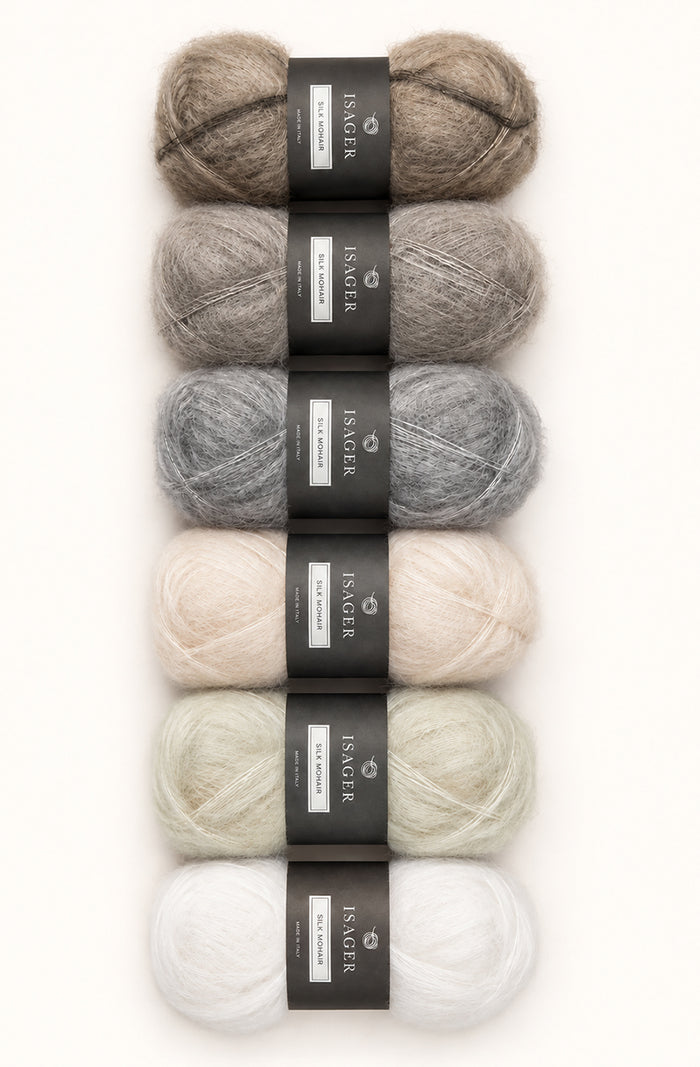 Silk Mohair Eco White E0
