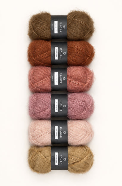 silk mohair rust 33