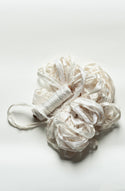 Silk Sari Ribbon - Ivory