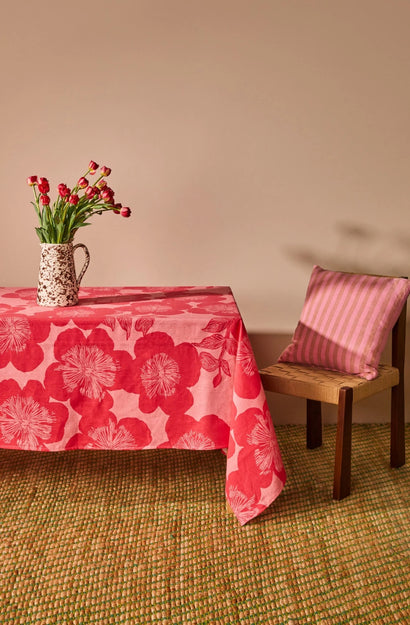 Jardin Pink Tablecloth