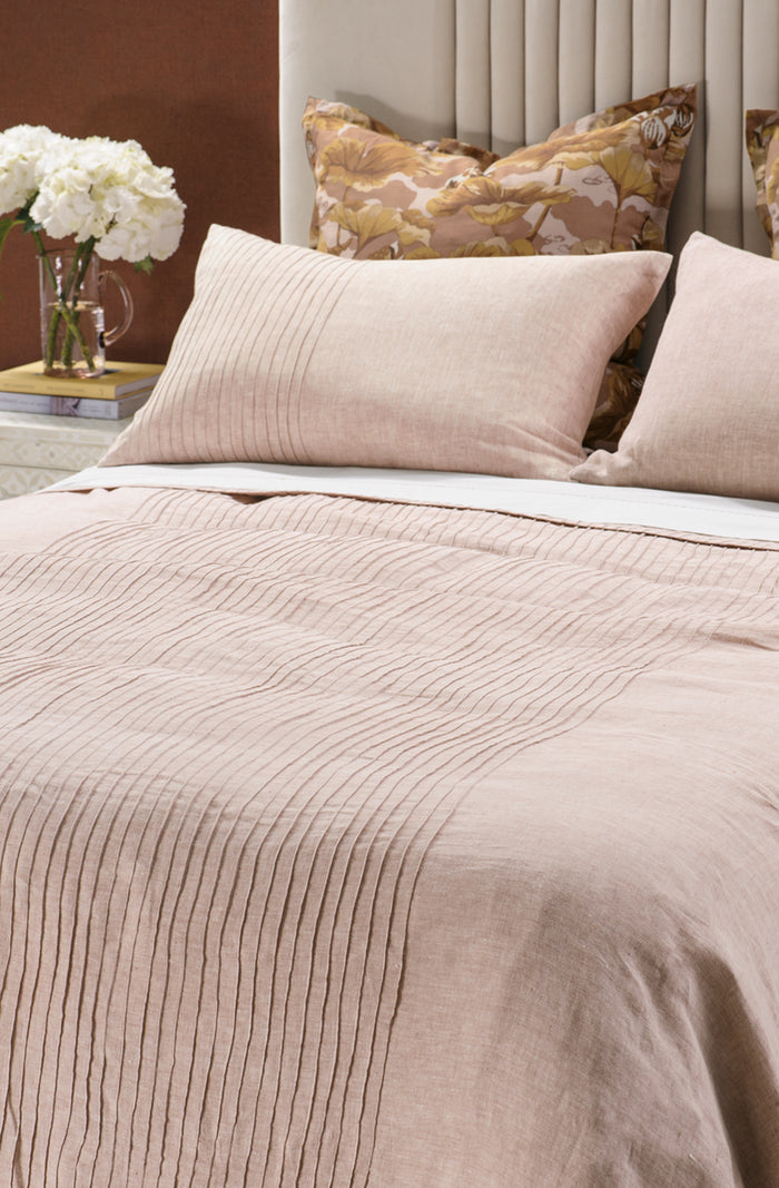 Kaiyu Pink Clay Pillowcase Pair