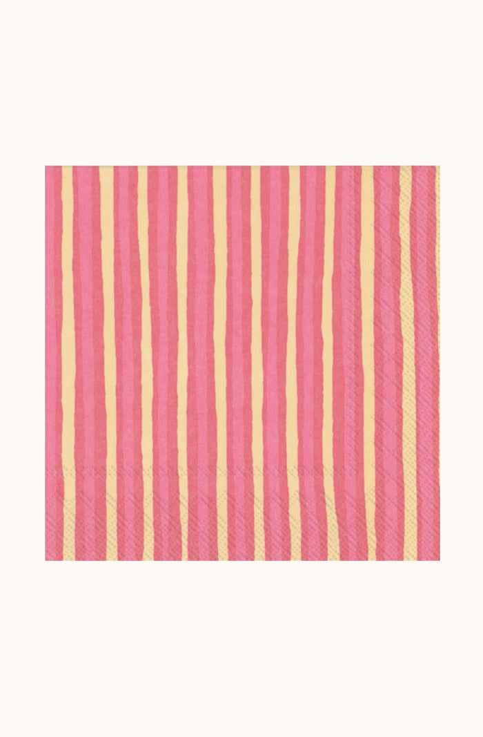 Marimekko Piccolo Pink Cream Luncheon Napkin Set