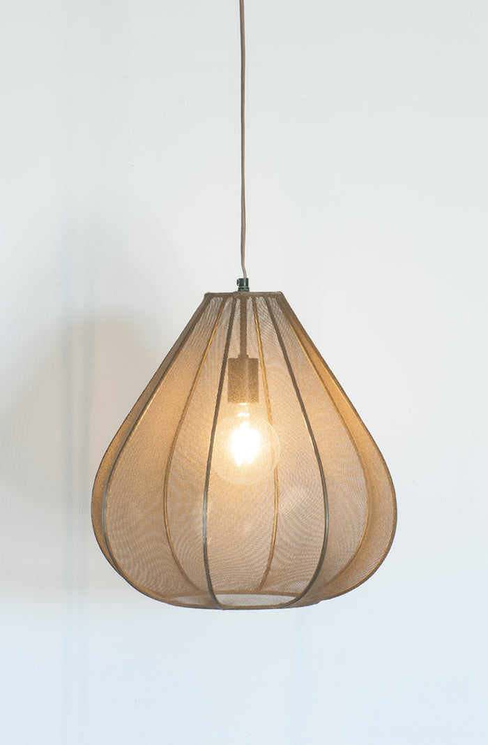 Lacrima Antique Gold Pendant Light