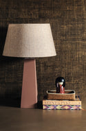 Quattro Pink Clay Lamp