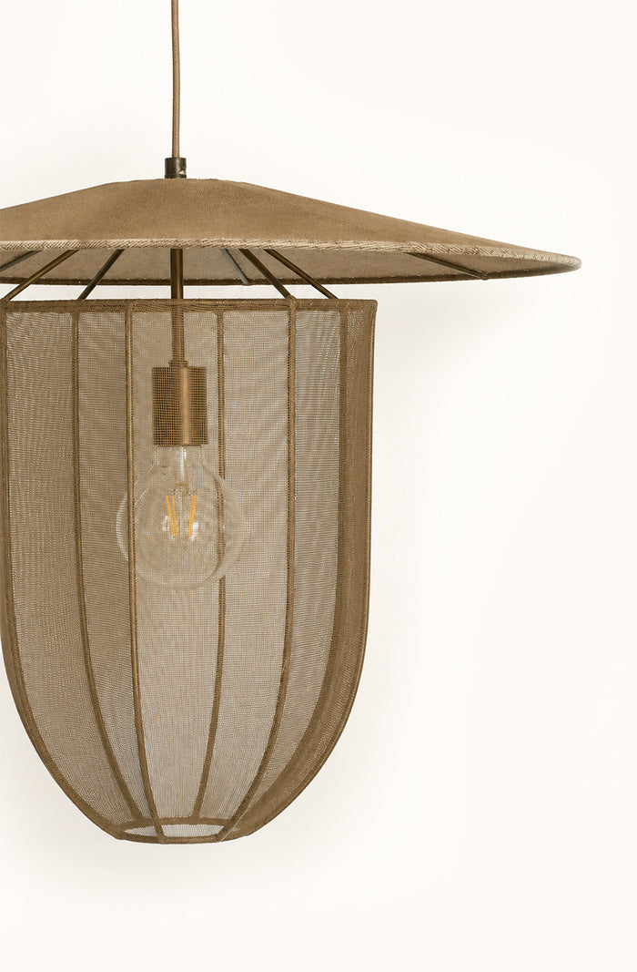 Lanterna Antique Gold Pendant Light