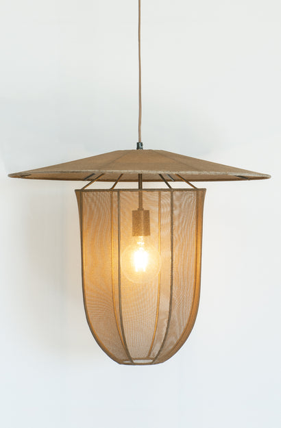 Lanterna Antique Gold Pendant Light