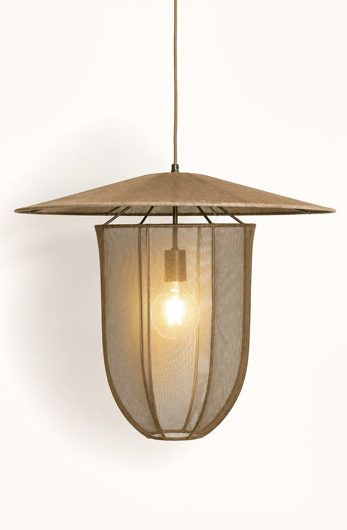 Lanterna Antique Gold Pendant Light